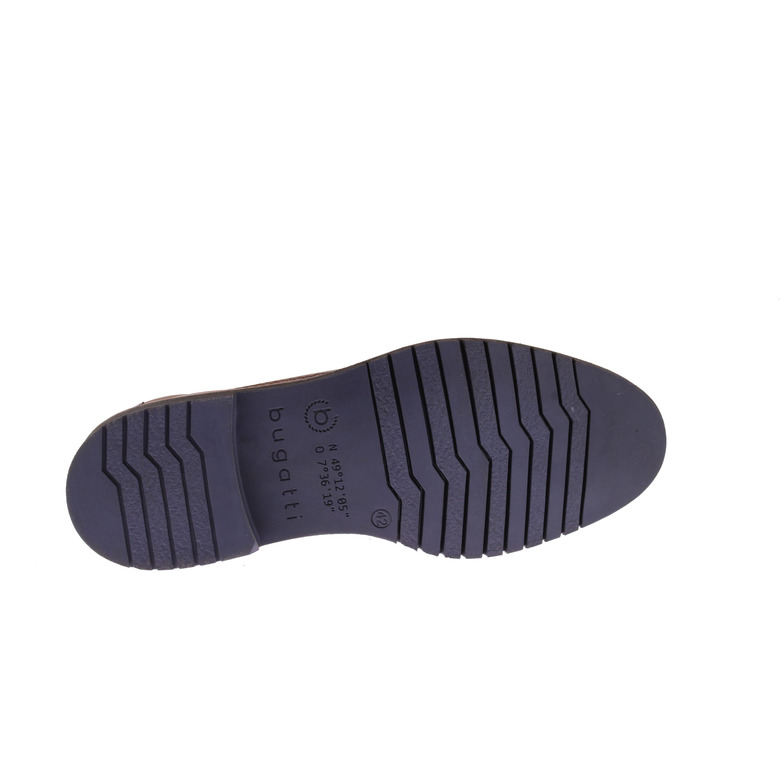 Bugattishoes hoge schoenen cognac 5