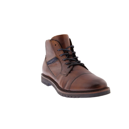 Bugattishoes hoge schoenen cognac