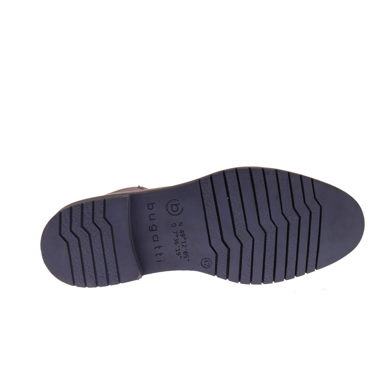 Bugattishoes hoge schoenen cognac 5