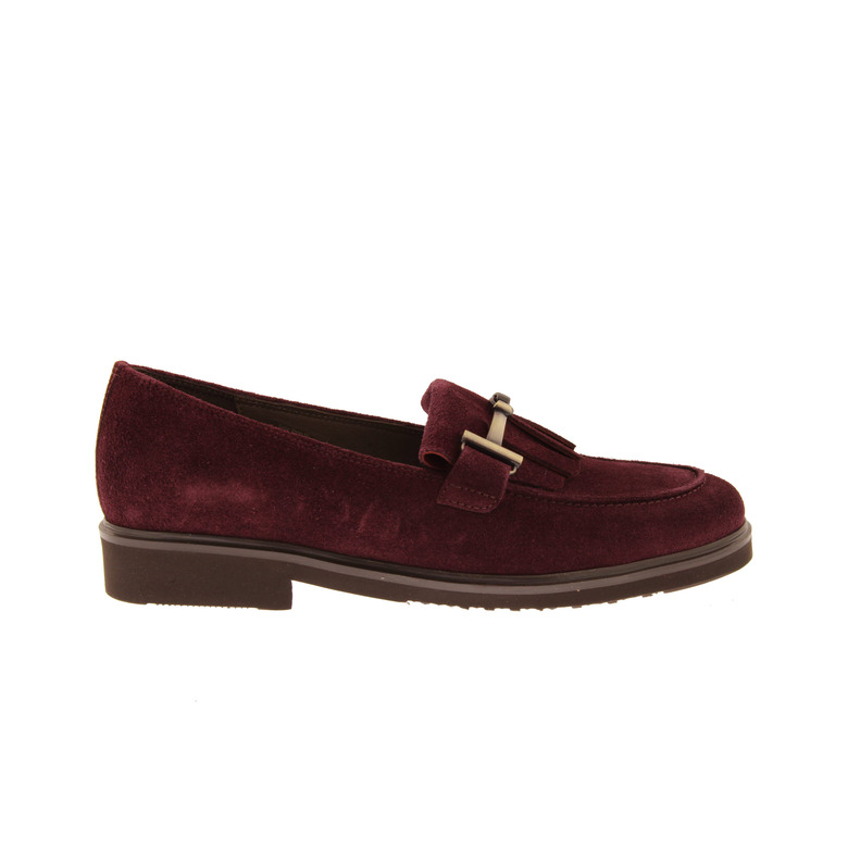 Gabor mokassins & halbschuhe bordeaux 1