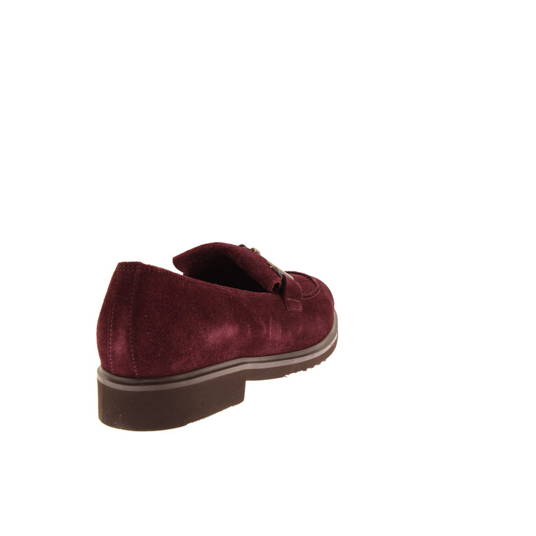 Gabor mokassins & halbschuhe bordeaux 4