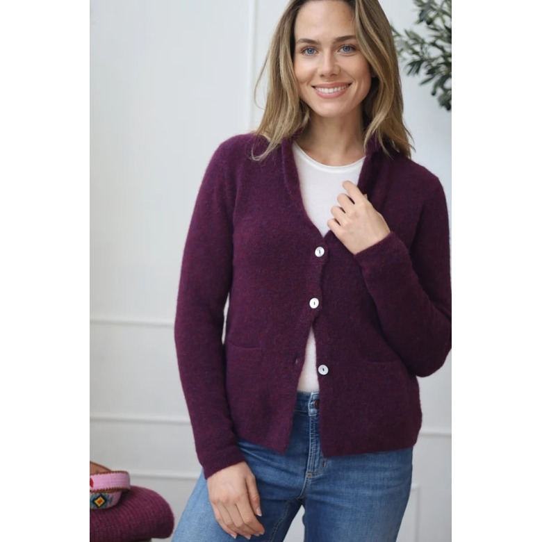 Belluna cardigan bordeaux 2