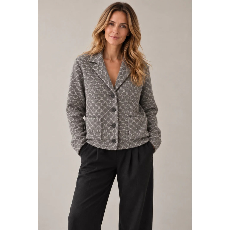 Belluna cardigan grey 2