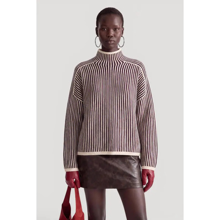 Edited pull bordeaux