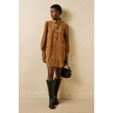 La Fee Maraboutee jurk cognac