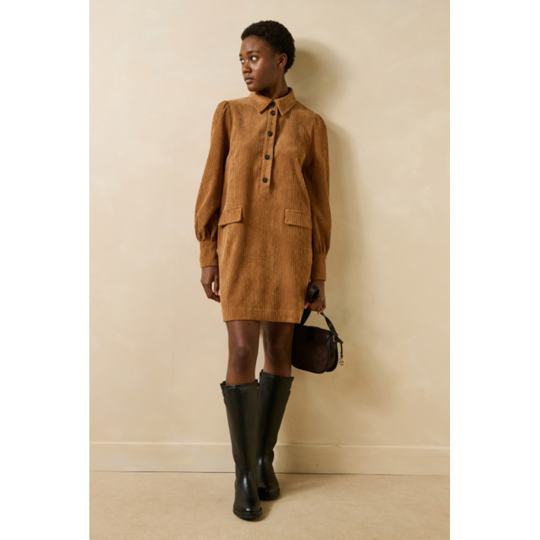 La Fee Maraboutee jurk cognac 2