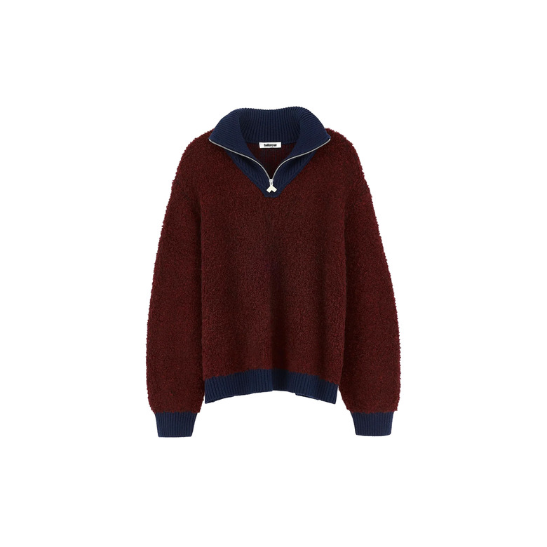 Bellerose pull bordeaux 1