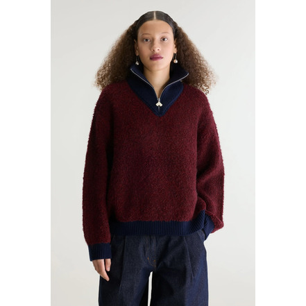 Bellerose pull bordeaux