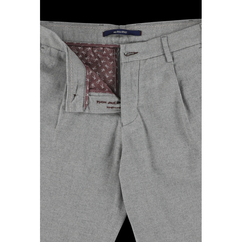 Atelier Noterman broek 34 inch grijs 2