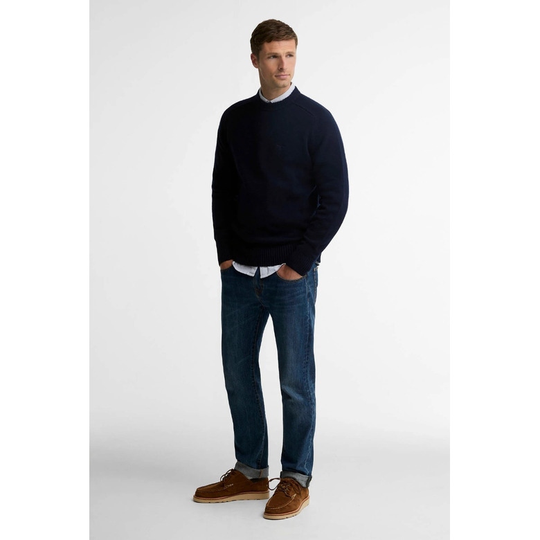 Barbour sweater blue 2