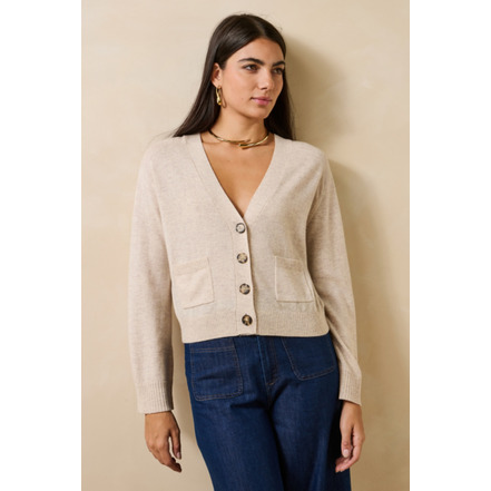 La Fee Maraboutee cardigan beige
