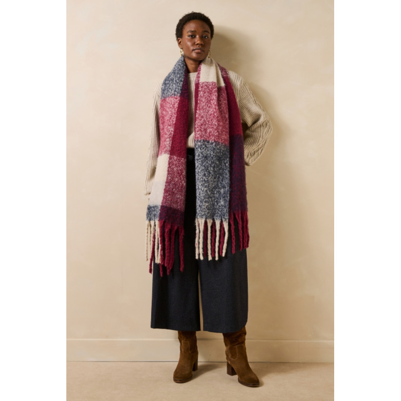 La Fee Maraboutee scarf bordeaux 2