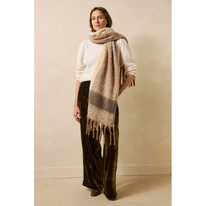 La Fee Maraboutee scarf lightbrown 2