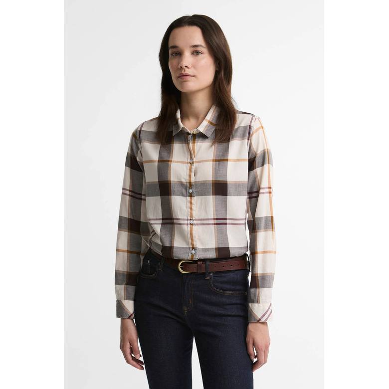 Barbour blouse lightbrown 2