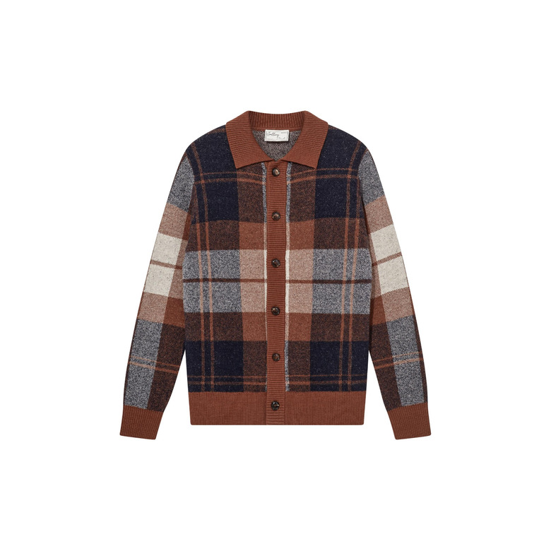 Mos Mosh cardigan cognac 1
