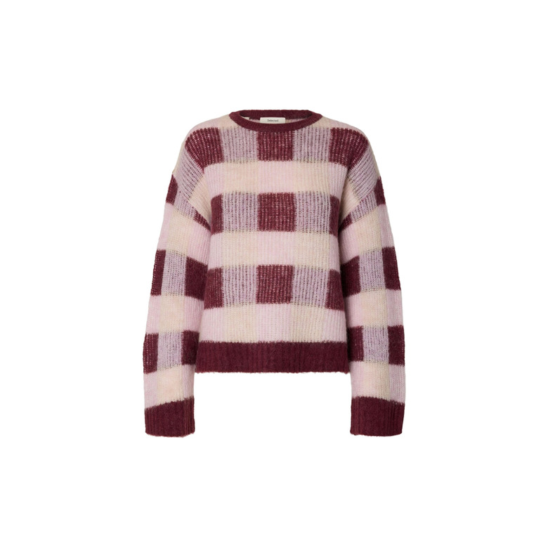 Selected Femme sweater bordeaux 1