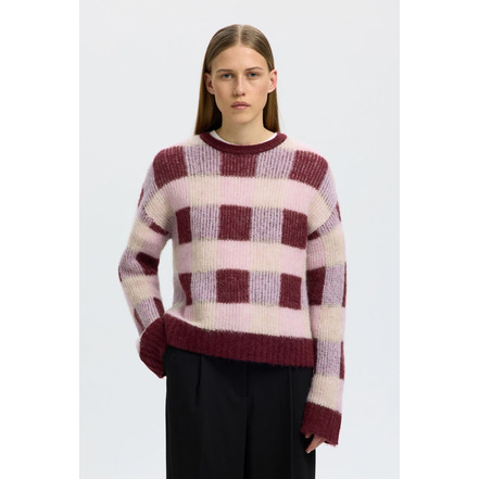 Selected Femme sweater bordeaux