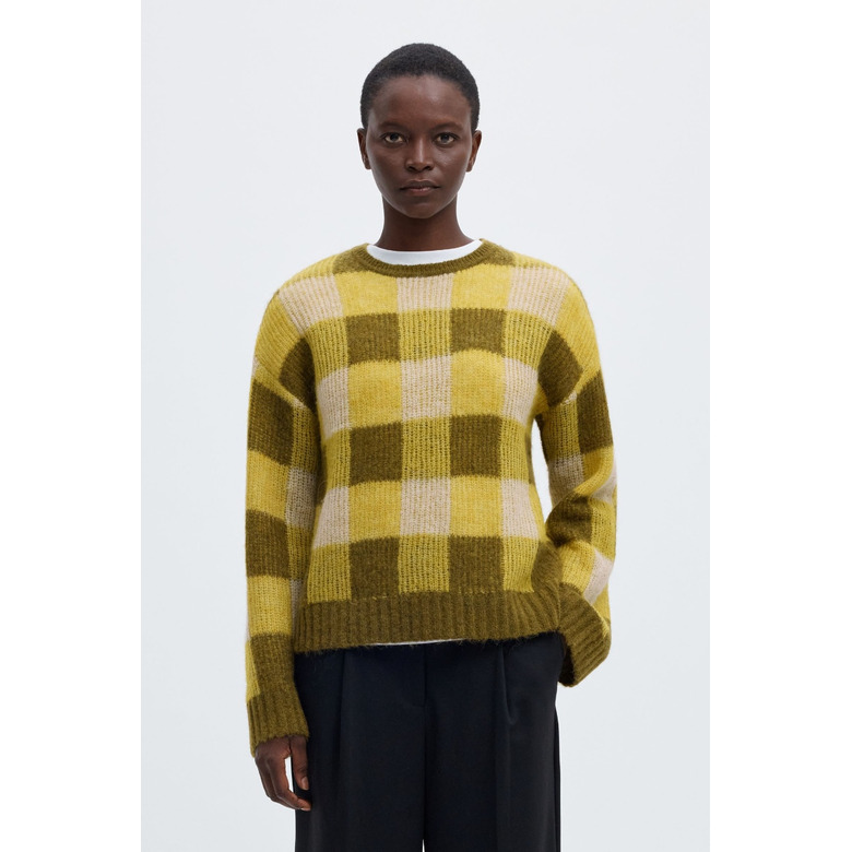 Selected Femme sweater green 2