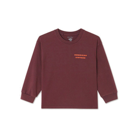 American Vintage t-shirts bordeaux