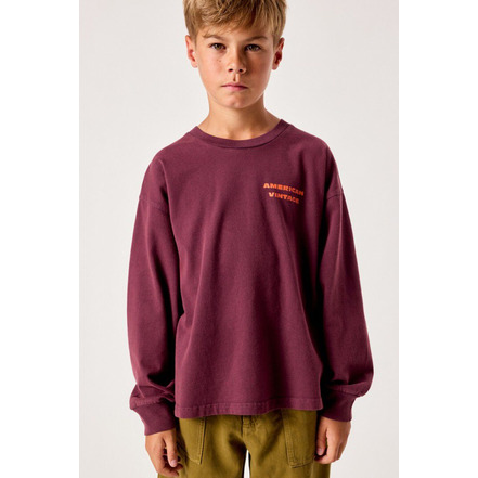 American Vintage t-shirts bordeaux