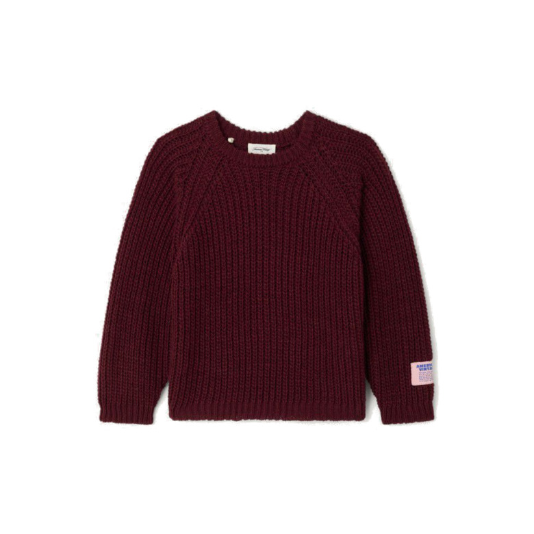 American Vintage sweater bordeaux 1