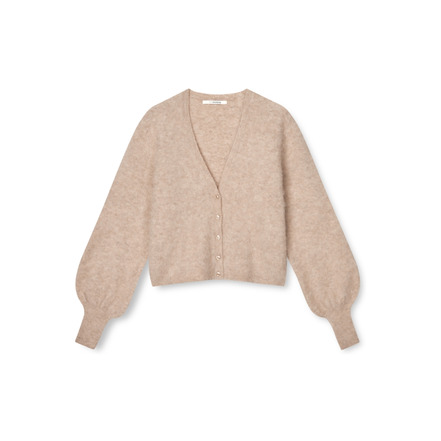 Sibin Linnebjerg cardigan lightbrown