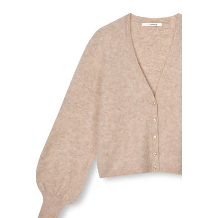 Sibin Linnebjerg cardigan lightbrown