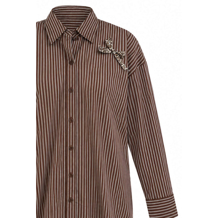 Dame Blanche blouse brown