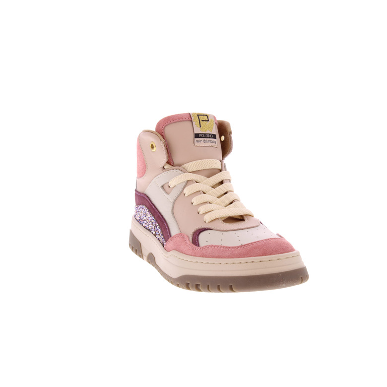 Poldino veterschoenen roze 2