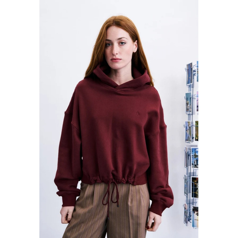 Frnch hoodie bordeaux 2