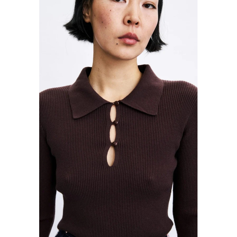 Frnch polo brown 2