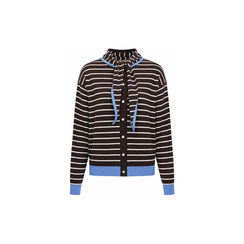 Frnch cardigan brown 1