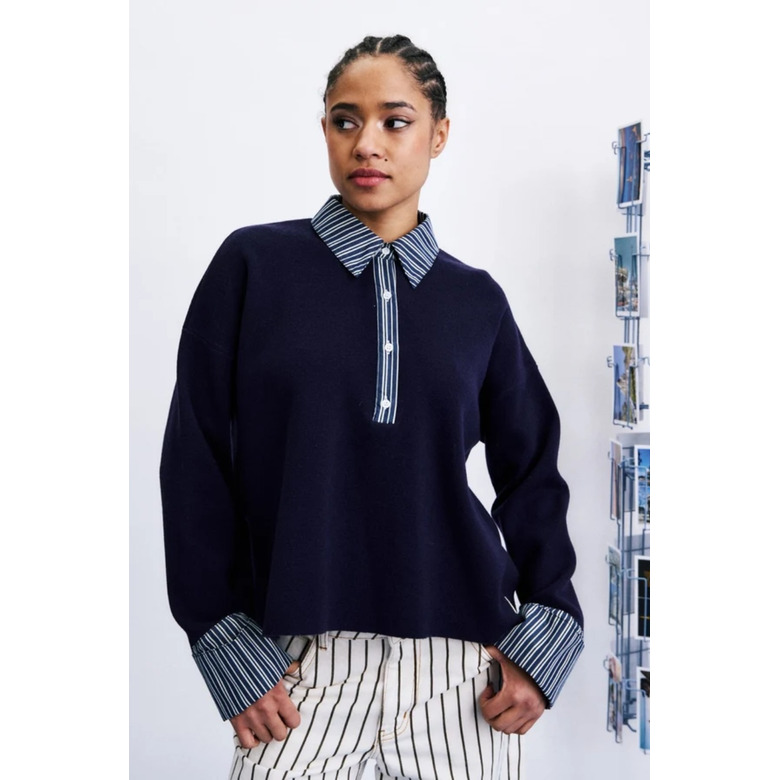 Frnch sweater blue 2
