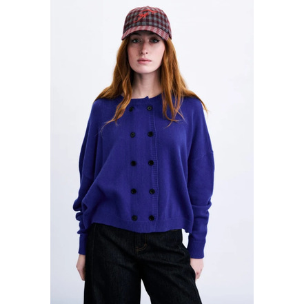 Frnch cardigan blue