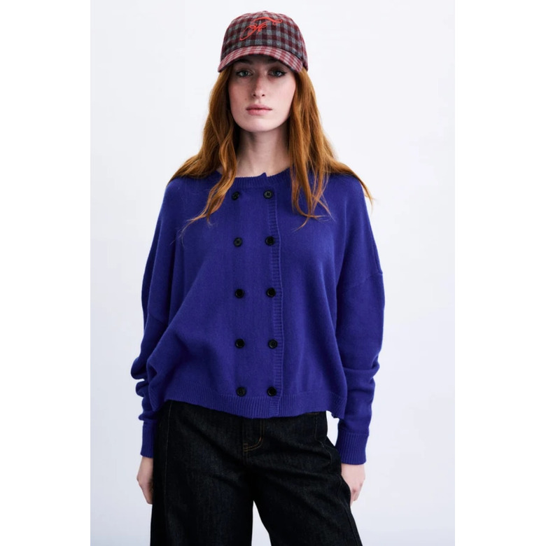 Frnch cardigan blue 2