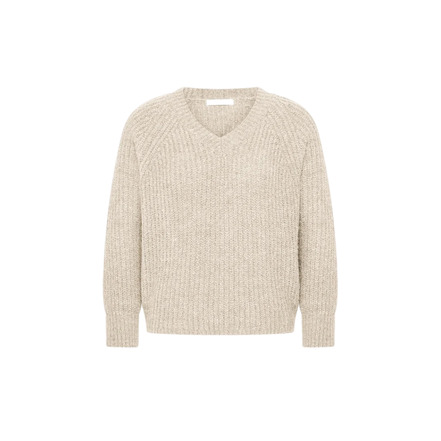 By-bar sweater lightbrown