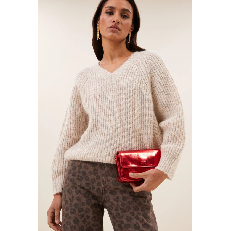 By-bar sweater lightbrown 2