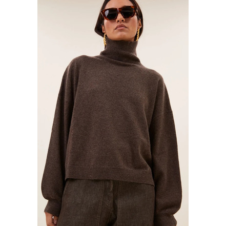 By-bar sweater brown