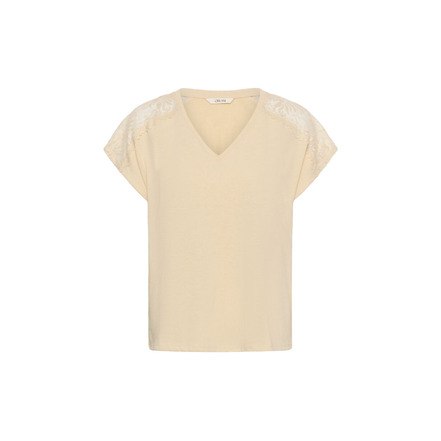 Cream t-shirts lightbrown