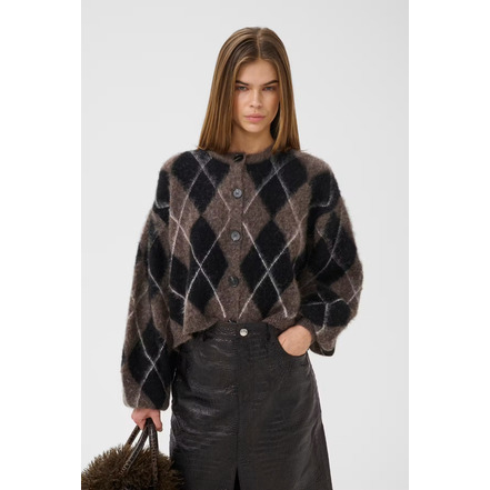 Gestuz cardigan bruin