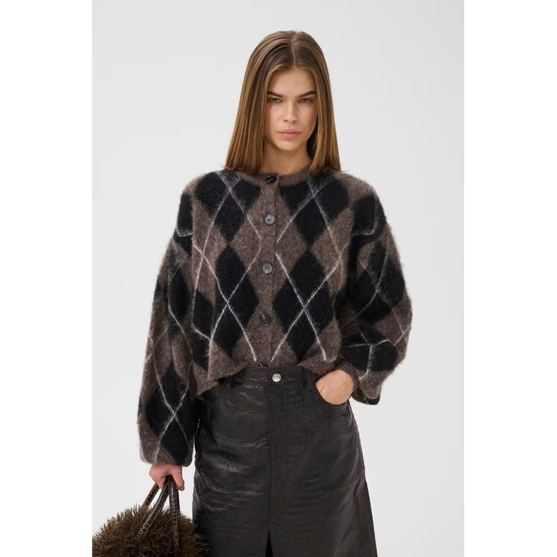 Gestuz cardigan bruin 2