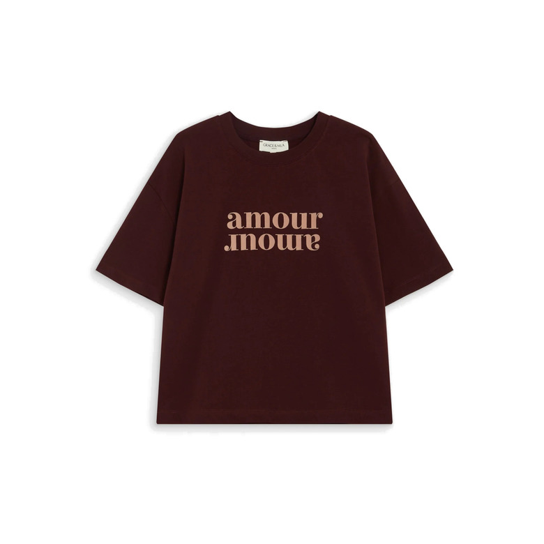 Grace & Mila t-shirt bordeaux 1