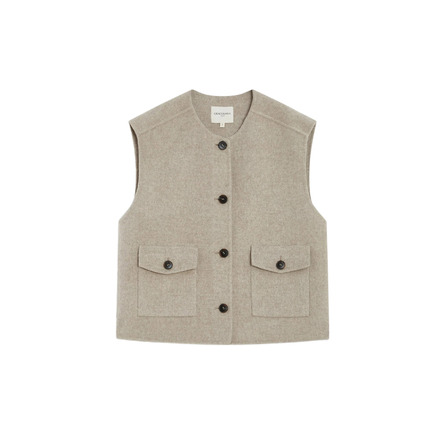 Grace & Mila weste beige