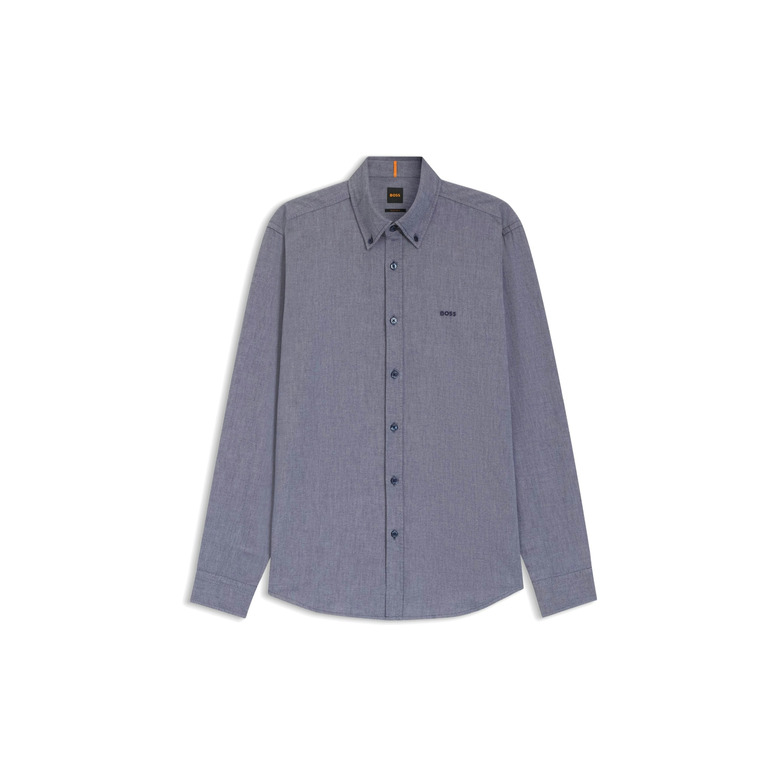 Boss hemd blauw 1