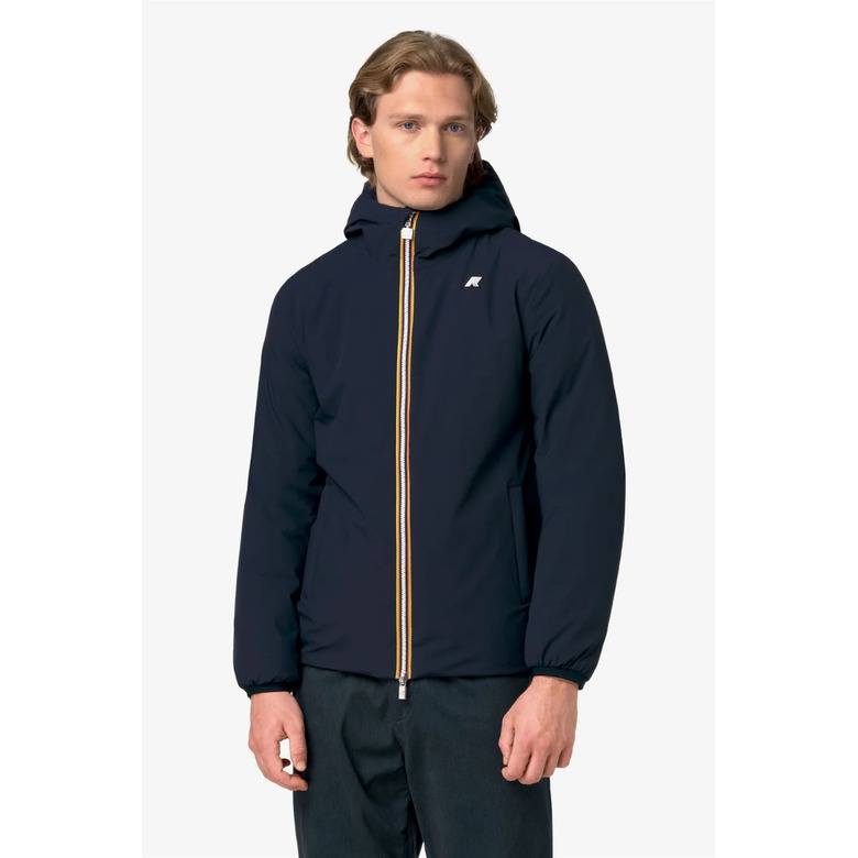 K-way jas blauw 2