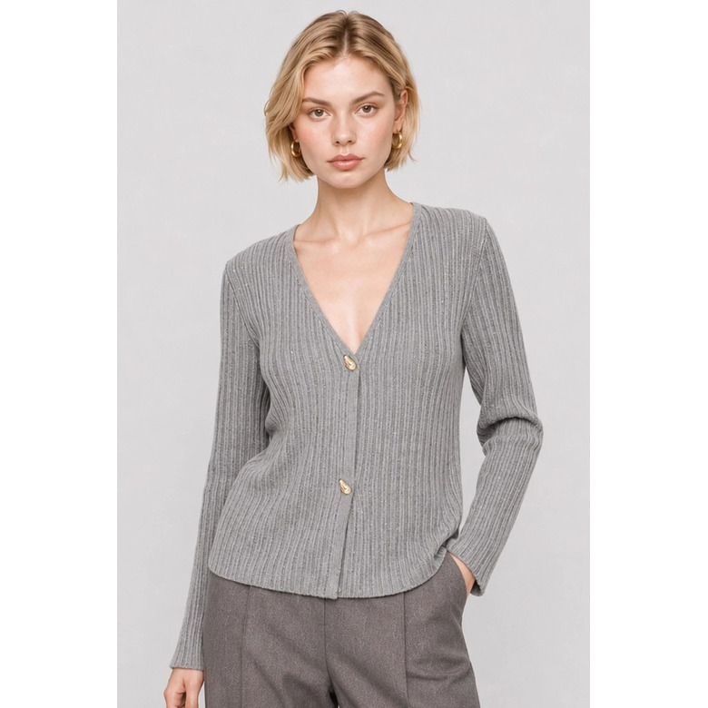Kocca cardigan grijs 2