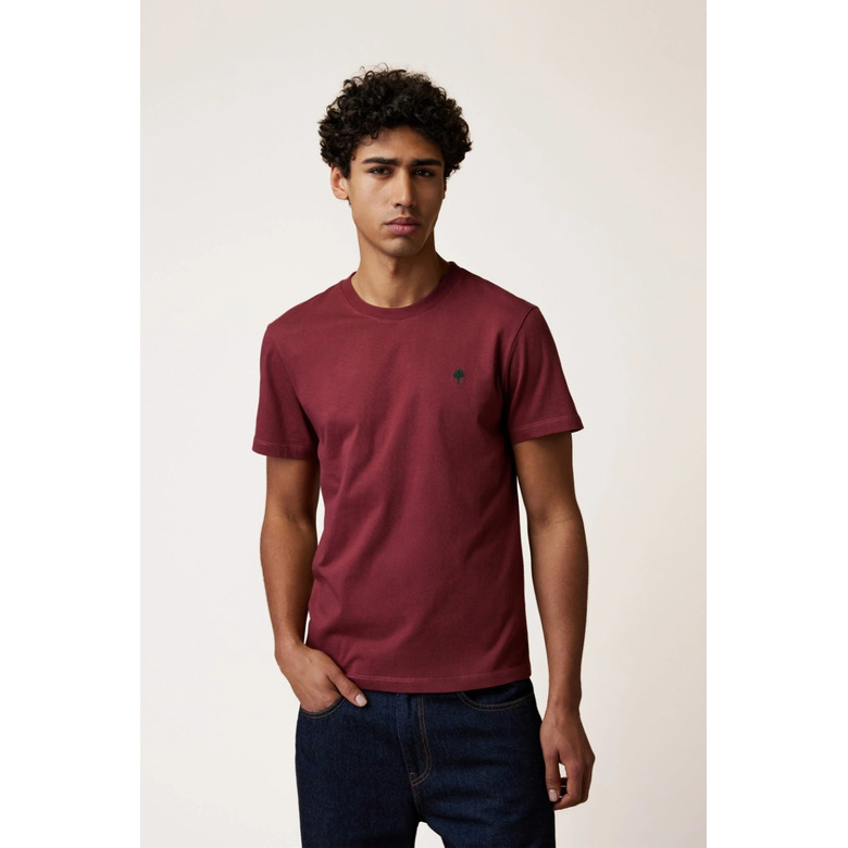 Faguo t-shirt bordeaux 2