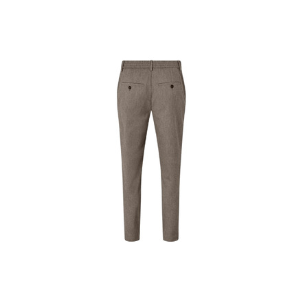 Plain broek 34 inch bruin