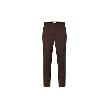 Plain trousers 34 inch brown