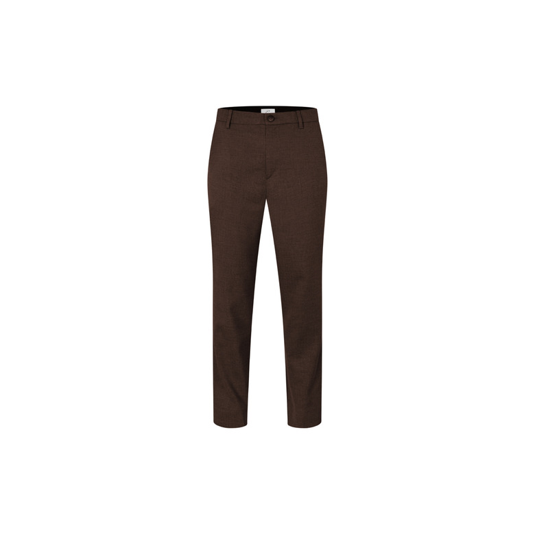 Plain trousers 34 inch brown 1